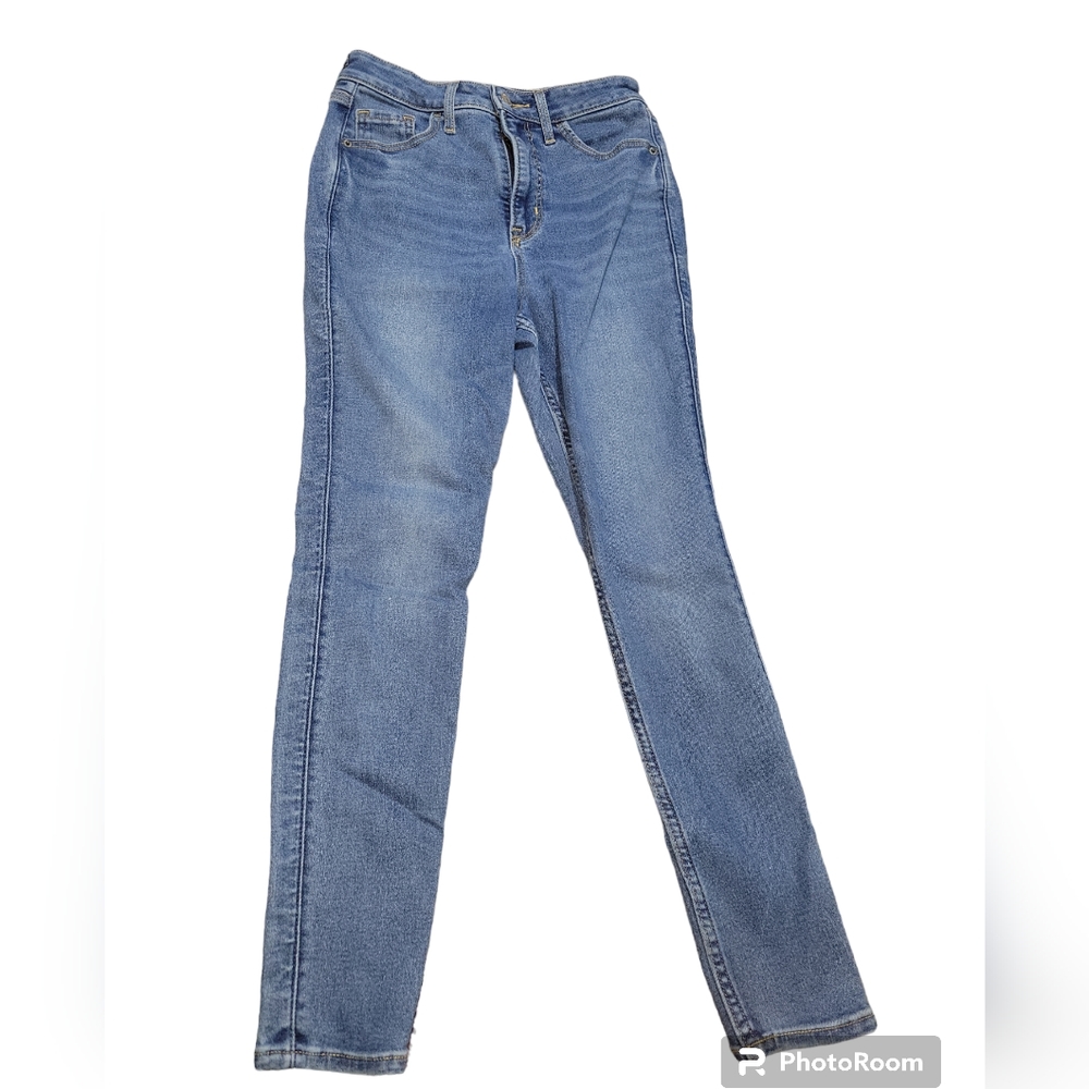 Old Navy Higher High Rise Rockstar Super Skinny 360°stretch 4 petite
